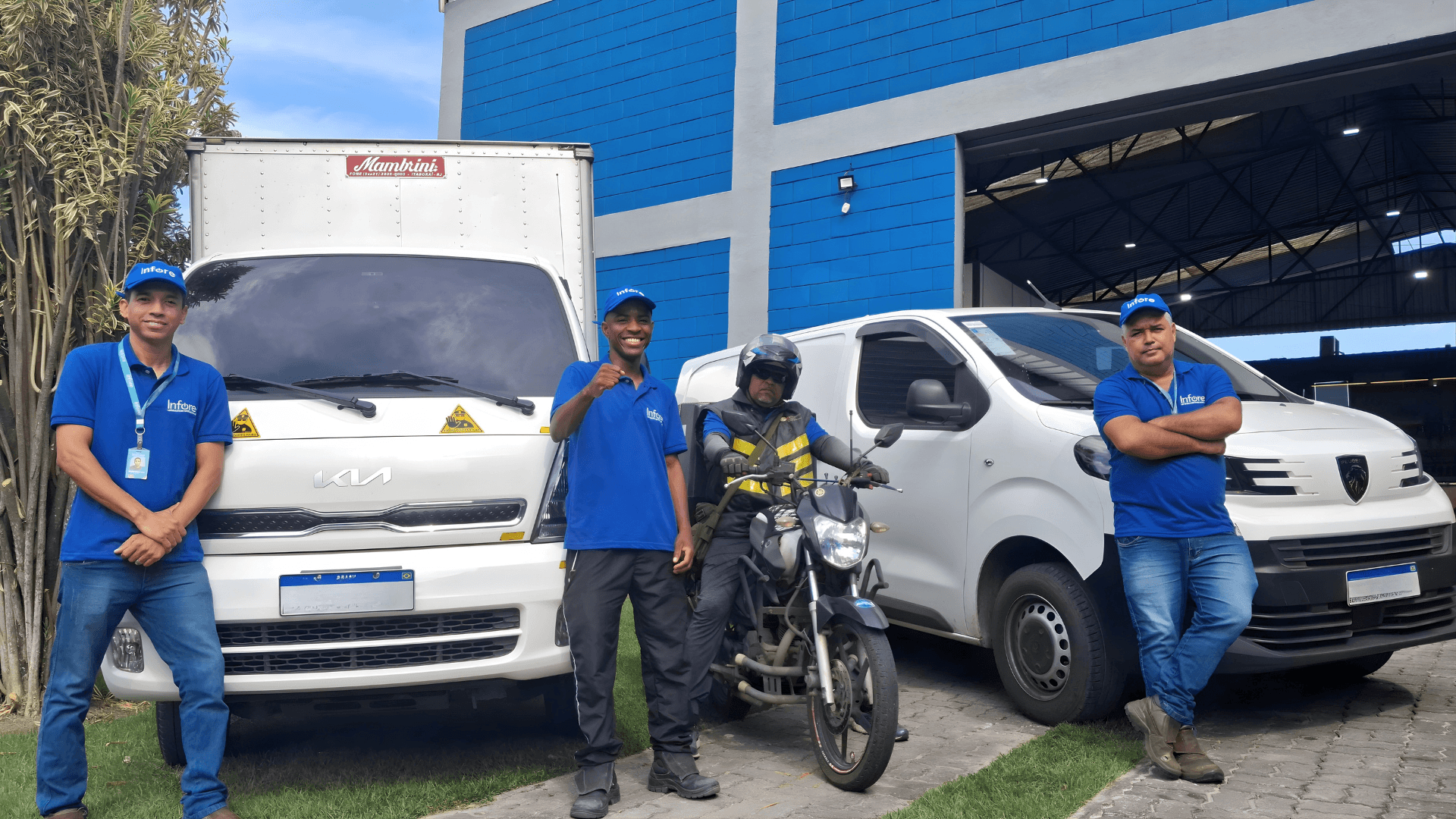 Entrega de produtos da Infore